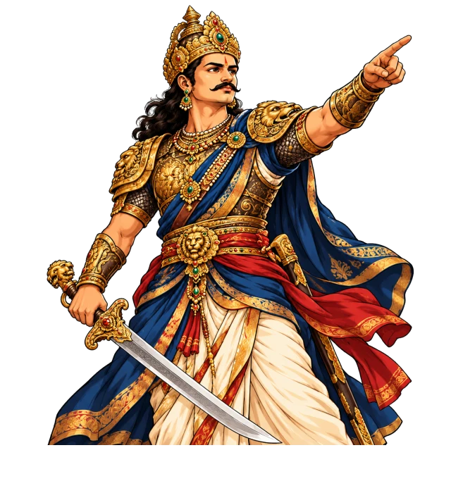 राजा प्रतापरुद्र — चित्र